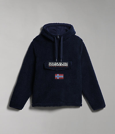 Burgee fleece hoodie-